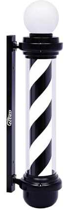 WDZD 80 cm Negro Blanco Poste Barbero Barber Pole