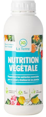 JQ LA TERRE ® GLUCONATO DE COBRE 1 LITRO cobre fungicida para plantas, corrige carencias de cobre, Solucion protectora con efecto fungicida, cobre sistemico, fertilizante plantas a base de cobre