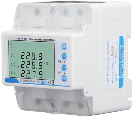 Intelligente Bidirektion Messung WIFI Spannungs Schutz mit LCD-Display, Fehler Aufzeichnung, für 3P 4W Energie überwachung