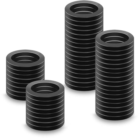 50 Stück 1 Zoll Dichtungen, Gummi Wasserhahn Unterlegscheiben | Dicke 3mm Dichtungsringe, Dichtringe, Flachdichtung Für Dichtung Duschkopf Waschbecken Ablauf Poolpumpe Pool