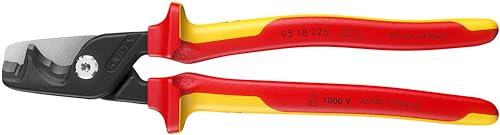 KNIPEX Tools 95 18 225 US StepCut® XL Cable Shears-1000V Insulated, 9