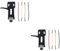Generic Pcs Professionelle Dj Plattenspieler Headshell Halterung l Phono Ersatz Stylus Draht Für Record Player Montieren