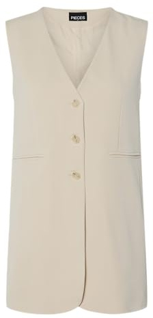 PIECES Pckamil Sl Gilet da donna, Conchiglia, M
