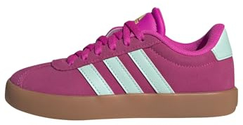 adidas VL Court 3.0 Shoes Kids, Scarpe Unisex - Bambini e Ragazzi, Rosa Shock Semi Flash Aqua Lucid Limone, 12.5 UK Child