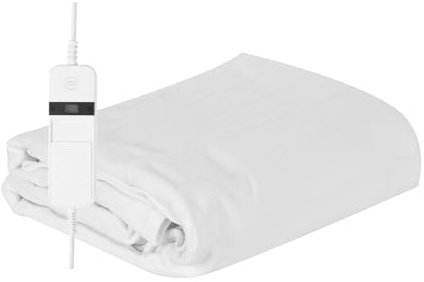 Electric Heated Blanket Double Throw Heating Mattress Topper Bed Warmer Underblanket with 3 Heat Settings 3 Hours Auto Shut Off 140x120cm Digital Control Machine Washable TT(L×W)/1.4㎡-RT5-DT-ST