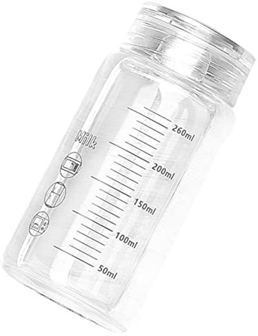 BEBEMOKO Botella De Agua De Con Vaso De Portátil Para Leche y Jugos Capacidad De Diseño De Boca Ancha Para y Actividades