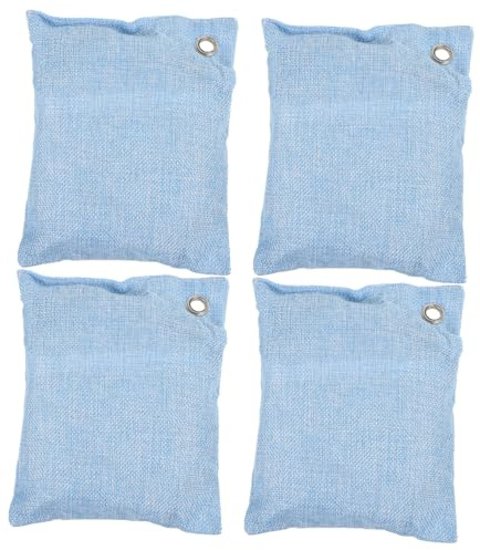 OATIPHO 4stücke Aktivkohlefilter in Tasche Bambuskohlebeutel zum Absorbieren von Gerüchen Austauschbarer für Haus und Auto Schuhdeodorant mit Aktivkohle