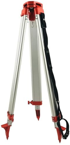 Aluminium-Stativ für Nivelliergerät, Rotationslaser – mit Schraubklemmung, 5/8-Gewinde, Baustativ (2,96 kg)