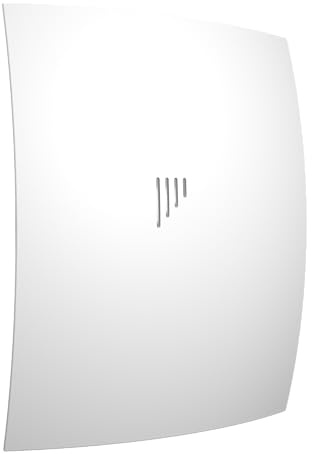 Vlano WING 125 Badlüfter, Standard, 125 mm, mit Rückschlagventil, Geräuscharm 30 dB(A), 165 m³/h, Weiß, für Wand- und Deckenmontage, IP 24, kugelgelagerter Ventilator