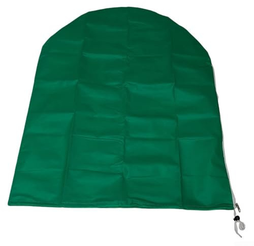 Grüne Pflanzen-Frostschutz-Abdeckung, Vliesstoff, atmungsaktiv, Kälteschutz für Kordelzug für Palmen, Rosen, Sträucher, Tomaten, Outdoor, Garten, Winter, Isoliertasche, 80 x 100 cm (80 × 100)