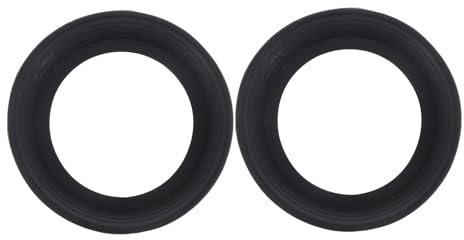 UKCOCO Lot de 2 Cache-oculaires en Caoutchouc Noir 30 Mm pour Microscope Stéréo et Jumelles, Protections Oculaires Remplaçables Anti-éblouissement, Accessoires Confortables