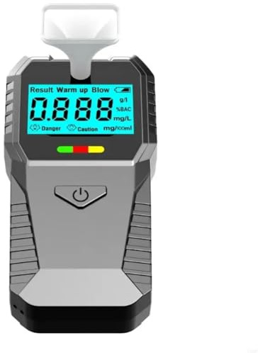 Bosiyrggrl MR1102 Portable Breathalyzer Digital LED Breath Alcohol Tester Vehicle-Mounted for Driver Use Portable Breath-Based Testing Device