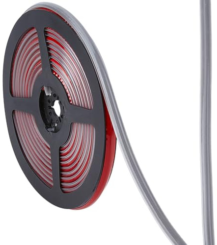 GORGECRAFT Tira de Calafateo Autoadhesiva 5m*8mm Resistente Al Agua de Gainsboro Rollo de Cinta Adhesiva Esquinas de Baño Baldosas de Cerámica Cinta Sellar Espacios Estufa Fregadero Inodoro Bañera