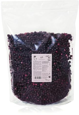 KoRo - Mirtilli selvatici liofilizzati 350 g - dolci e leggermente aspri - in muesli o come snack