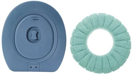 Sharplace Asiento de inodoro tipo cubo para mayores, universal, para uso doméstico, portátil, con tapa, ideal para senderismo, coche, viajes largos,