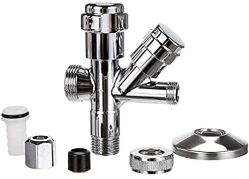 GROHE Original WAS® Kombi-Eckventil (Wandmontage, eigensicher gegen Rückfließen, Rückflussverhinderer, langlebig), chrom, 41073000