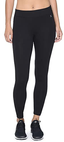 Danskin Women's Essentials Ankle Legging, Black, Medium