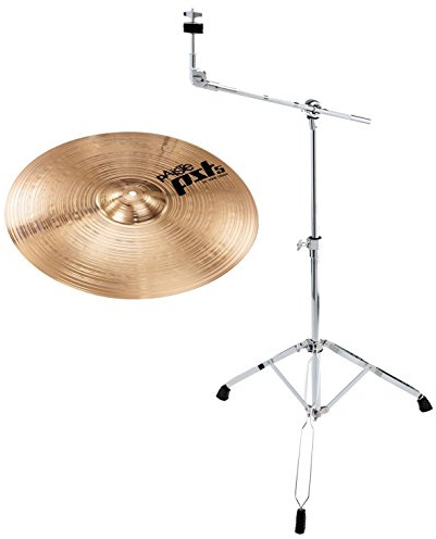 Paiste 16 PST 5 Rock Crash mit Galgenständer Set
