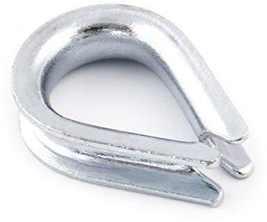 50 guardacabos X edestahl para cuerda 2 mm Alambre cáncamo semicircular VA abrazadera Niro Nirosta v4aklemme Acero cuerda alambre acero alambre cáncamo semicircular VA abrazadera Niro Nirosta V4 A