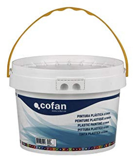 Cofan 15002372 - Pintura plástica exterior (20 kg) color blanco