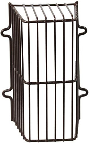 Spares2go Universal Plastic Coated Overflow Guard Boiler Relief Outlet Cage (Brown)