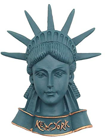 3D-Kühlschrankmagnet, Freiheitsstatue, New York, USA, Souvenir, Geschenk, Sammlung, Heim- und Küchendekoration, Magnetaufkleber, New York Amerika Kühlschrankmagnet