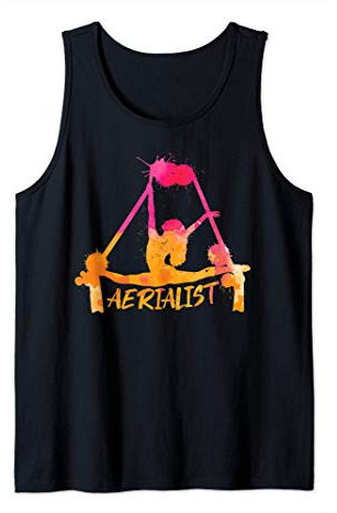 Aerialist Gymnastik-Hoop Fliegen Aerial Turnerin T-Shirt Tank Top