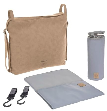 LÄSSIG Wickeltasche Schultertasche Tender Conversion Bag Camel braun
