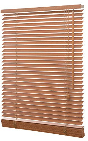 Ventanara® Holzjalousie 35mm Holz Jalousie Jalousette Echtholz (50 x 130 cm, Buche)