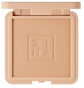 3INA MAKEUP - The Compact Powder 613 - Nude - Polvos compactos de textura ligera que unifica el tono de piel - Acabado natural y sedoso - Cobertura uniforme - - Vegan - Cruelty Free