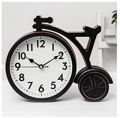 Liangzishop Reloj de Mesa Grande para Sala de Estar - Mute, Péndulo, Estilo Nórdico - Adorno de Escritorio para Dormitorio (Color: B)