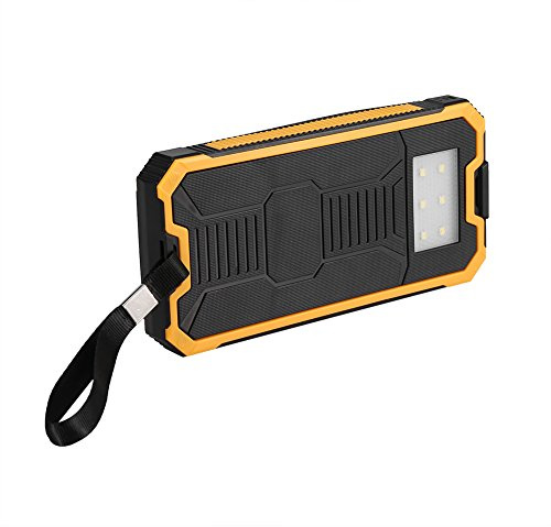 Power Bank Kit, 20000mAh Snabbladdning Dual USB Polar Mobile Power Bank Fodral DIY Kit, Bärbart Vattentätt Mobil Power Bank Fodral(gul)