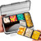 Tablettenbox 7 Tage Große Fächer, Tablettendose für Unterwegs Tragbare Reise Pillendose 7 Tage, Große Kapazität Medikamentenbox für Vitamine, Nahrungsergänzungsmittel und Medikamente