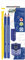Eberhard Faber 510099 - Bleistifte Set TRI Winner, mit 2 Bleistifte 2B, Radierer und Dosenspitzer