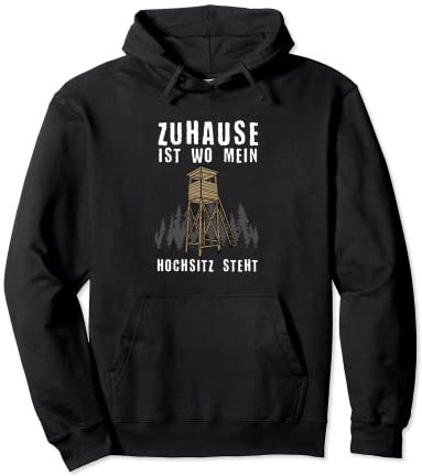 Wildschweine Jagdbekleidung Hochsitz Pullover Hoodie