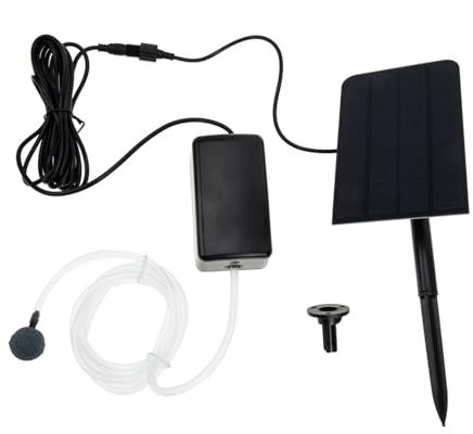 Yardwe 1 Satz Sauerstoffpumpe solar-teichpumpen sauerstoffpumpe solar -Schlagmaschine Sauerstoffpumpe für Fischbecken Oxygenierungspumpe Solarpanel-Pumpen-Kit