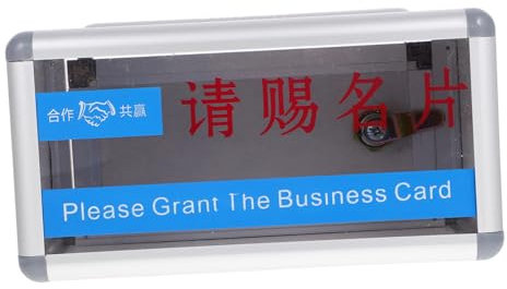 NAMOARLY Boîte De Rangement Pour De Visite Avec Cadenas Organisateur Pratique Et Élégant Pour Bureau Et Maison Capacité Et Stockage