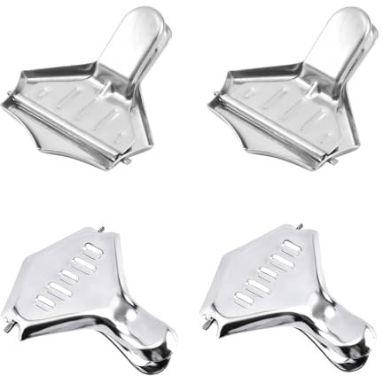 Exprimidor de Naranjas Manual,4 PCS Exprimidor Limón Lima Acero Inoxidable Exprimidor de Limones Anticáustico para Cocina