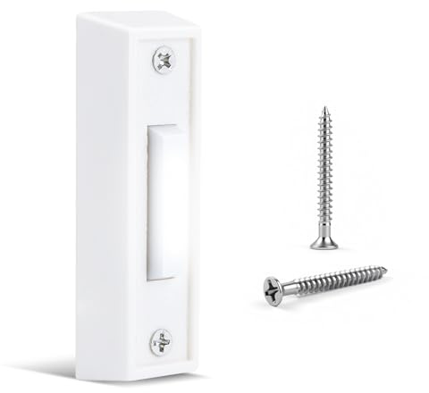 Lighted Doorbell Button, Wired Door Bell Push Button Replacement Door Bell Push Buttons LED Door Chime Wall Mounted Doorbell Switch Garage Doorbell Button (White Light)