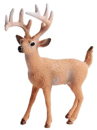 NAMOARLY 1stück Realistic Elk Cake Decoration Ornament Für Kreative Feiern Weihnachts Und Geburtstagsdekoration Rentierfigur Als Tisch-Accessoire