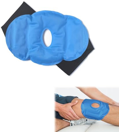 Paquete De Frío De Gel De Hielo Para Rodilla, Paquete De Hielo De Rodilla, Paquete De Gel Frío Y Caliente Reutilizable, Bolsa de Hielo para Aliviar el Dolor de Rodilla