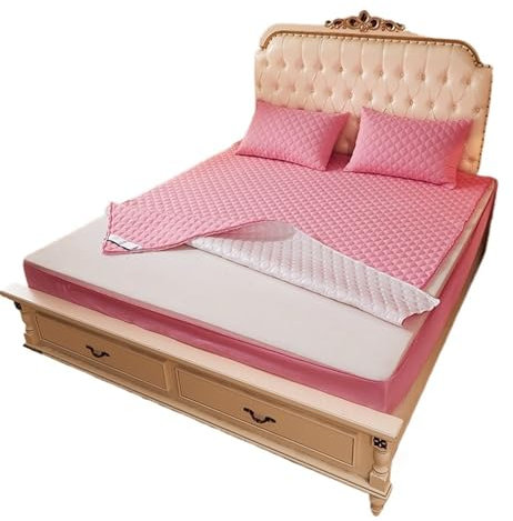 Mi Tao Feng Protège-matelas imperméable entièrement fermé avec fermeture éclair sur 6 côtés et drap-housse d'angle Protection et confort ultimes 90 x 190 x 25 cm