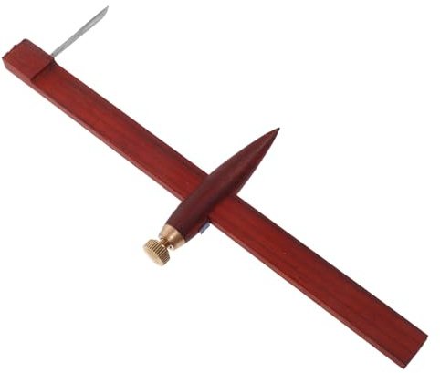 Mobestech Taglierina Circolare per Ceramica in Legno Resistente, Compasso da Disegno per Argilla, Utensile Manuale Leggero e Portatile per Artigianato Ceramico