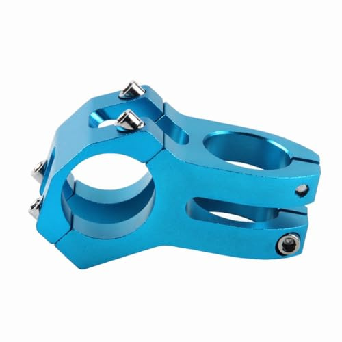 QOXEZY Potence de guidon de vélo courte, réglable de 31,8 mm, alliage d'aluminium, design creux léger, pour VTT et vélos de route