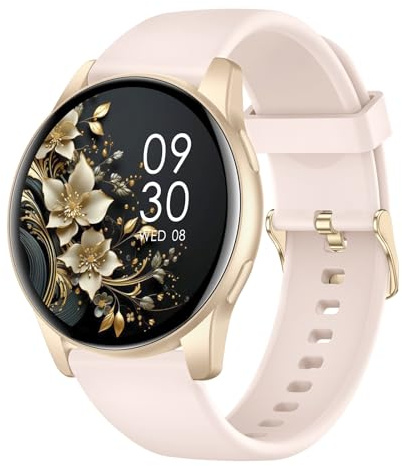 Smart Watch Answer/Make Call, 1.38 Smart Watches for Women Men, Fitness Tracker Watch with Heart Rate/Sleep Monitor, 120+ Sports, IP68 Waterproof Step Counter Watch Compatible with Android IOS