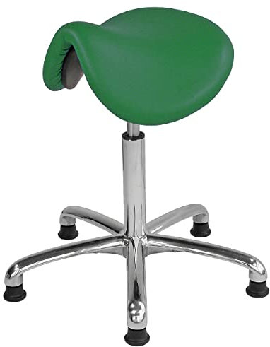 Sport-Tec Sattelhocker Exklusiv mit Polster und Gleitern, Rollhocker, Arbeitshocker