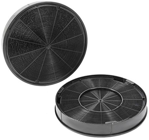 SPARES2GO Type EFF62 Aktiva Kolfilter för Electrolux Köksfläkt (200 x 30 mm, Förpackning med 2)