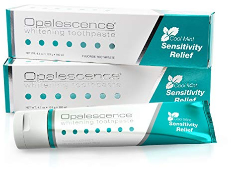 Opalescence Whitening Toothpaste for Sensitive Teeth (2 Pack) - Oral Care, Mint Flavor, Gluten Free - TP-5167-2