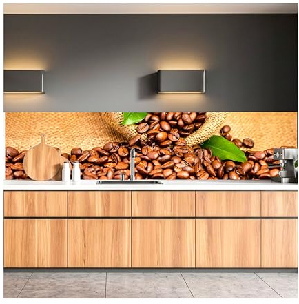 Dimex Küchenrückwand Folie selbstklebend KAFFE | Klebefolie - Dekofolie - Spritzschutz für Küche | Made in EU - 260 cm x 60 cm