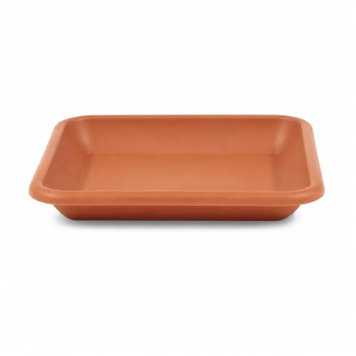 Greemotion Jana - Sottovaso quadrato in terracotta, 20 x 20 cm